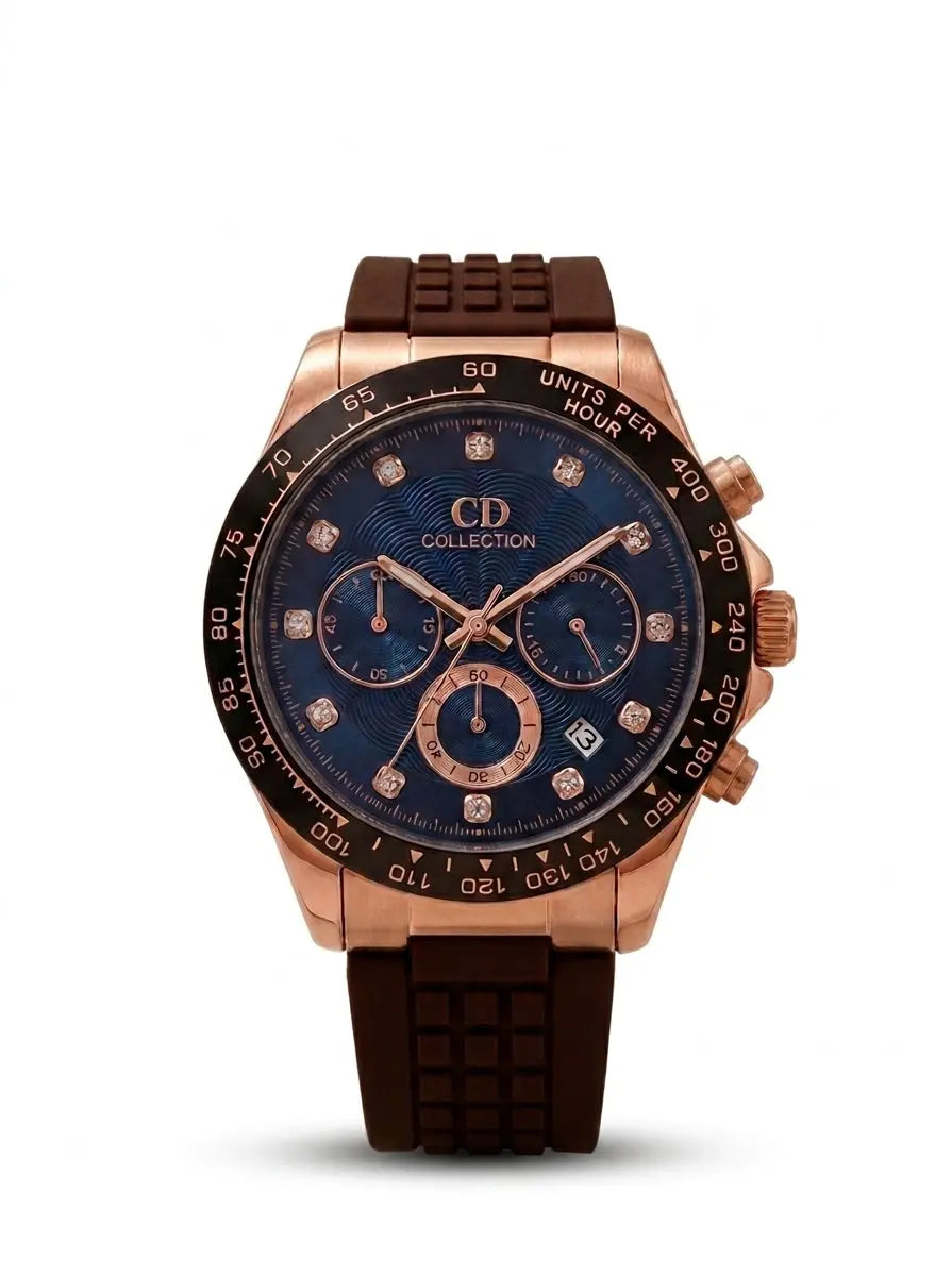 MKWISEHUB Men's Luxury Sports Watch | Stainless Steel & Silicone Strap - MKWISEHUB