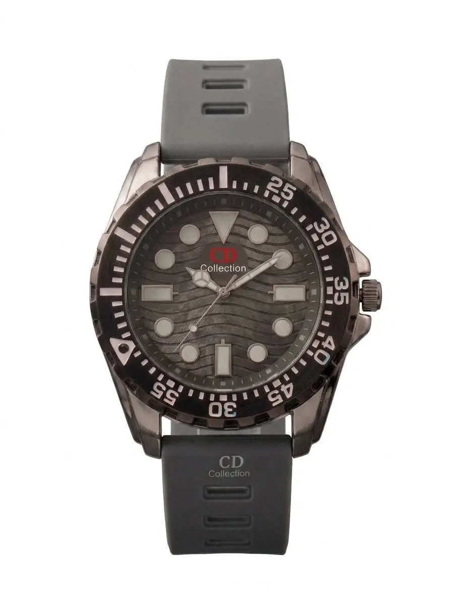 MKWISEHUB Men's Luxury Sports Watch | Stainless Steel & Silicone Strap - MKWISEHUB