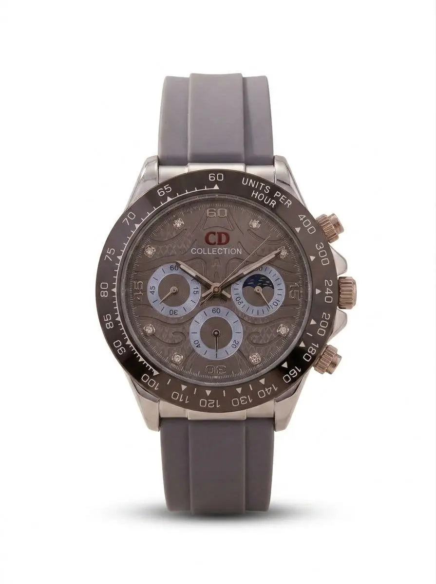 MKWISEHUB Men's Luxury Sports Watch | Stainless Steel & Silicone Strap - MKWISEHUB
